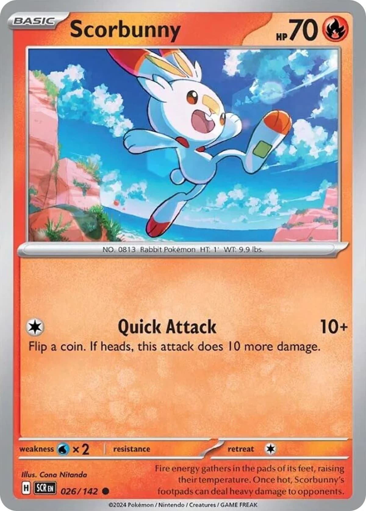 Scorbunny — Stellar Crown 040/142